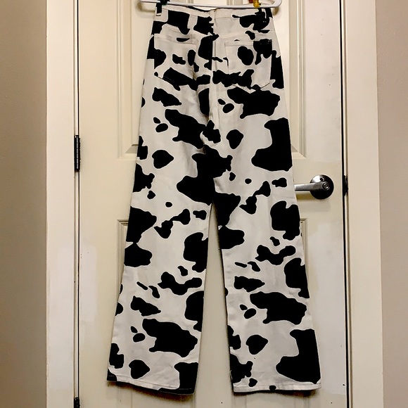 Cowprint, Flare Vintage Bought Jeans - Picture 3 of 4